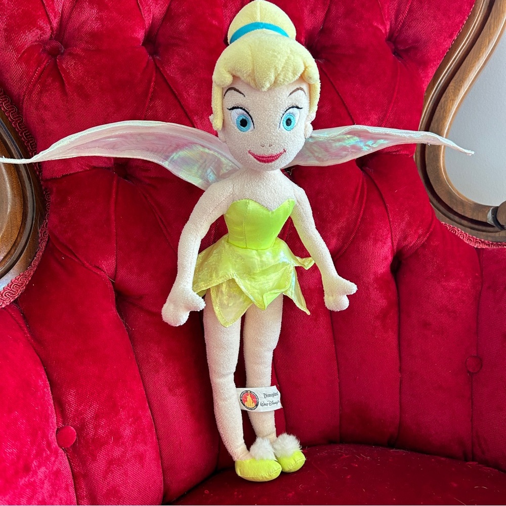 Tinkerbell Disney Fairy Pixie with Sparkly Wings Plush Stuffed Animal 16"